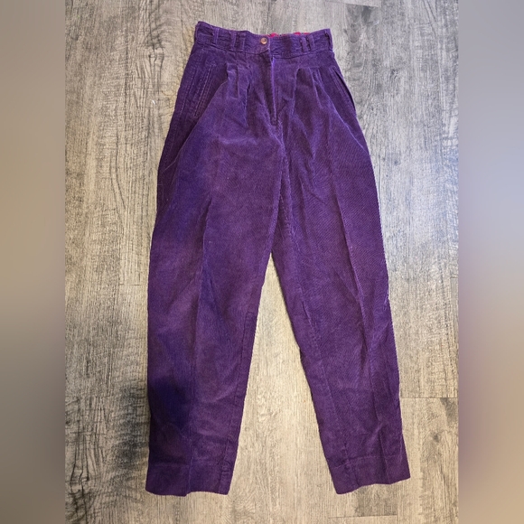 Melbourne element Pants - Melbourne Element Deep Purple Corduroy Women's Pants